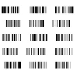 Set of Barcode icons. Barcode vector illustration. Barcode vector icons 