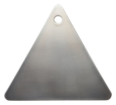 PNG Triangle gray silver shape.