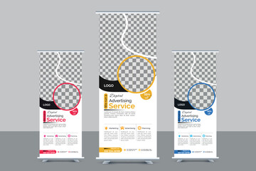 Business Roll-up banner presentation design