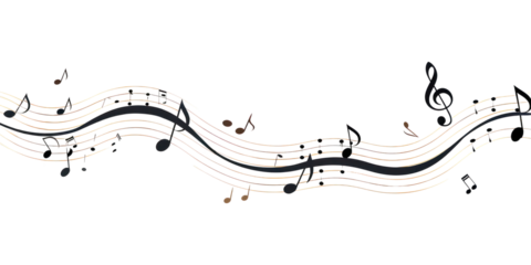PNG Music line horizontal border backgrounds white background performance.