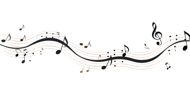 PNG Music line horizontal border backgrounds white background performance. - Powered by Adobe