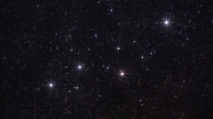 Obraz premium A stunning view of a starry night sky with numerous bright stars twinkling against the darkness of space.