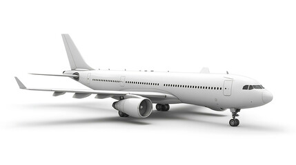 airplane isolated on white background