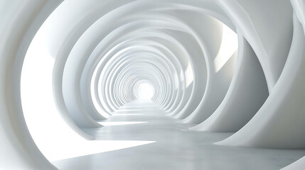 Obraz premium abstract tunnel with light