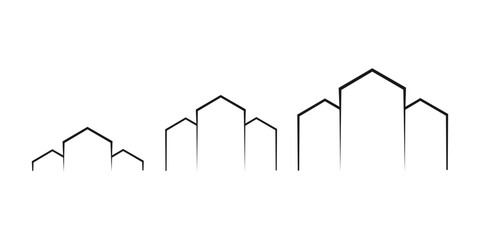 building icon vector logo design, symbol, illustration, construction, contractor