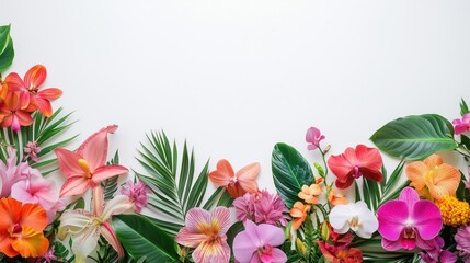 Exotic tropical floral arrangement