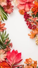 Exotic tropical floral arrangement