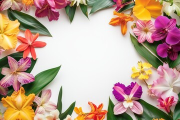 Obraz premium Exotic tropical floral arrangement