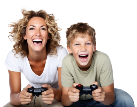 PNG Laughing child adult photo.