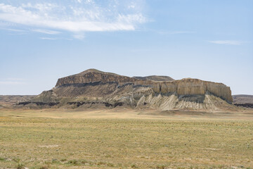 Obraz premium カザフスタンのアクタウのシェールカラ・マウンテン