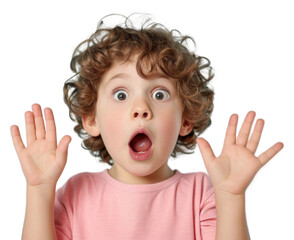 PNG American kids surprised face portrait baby frustration.