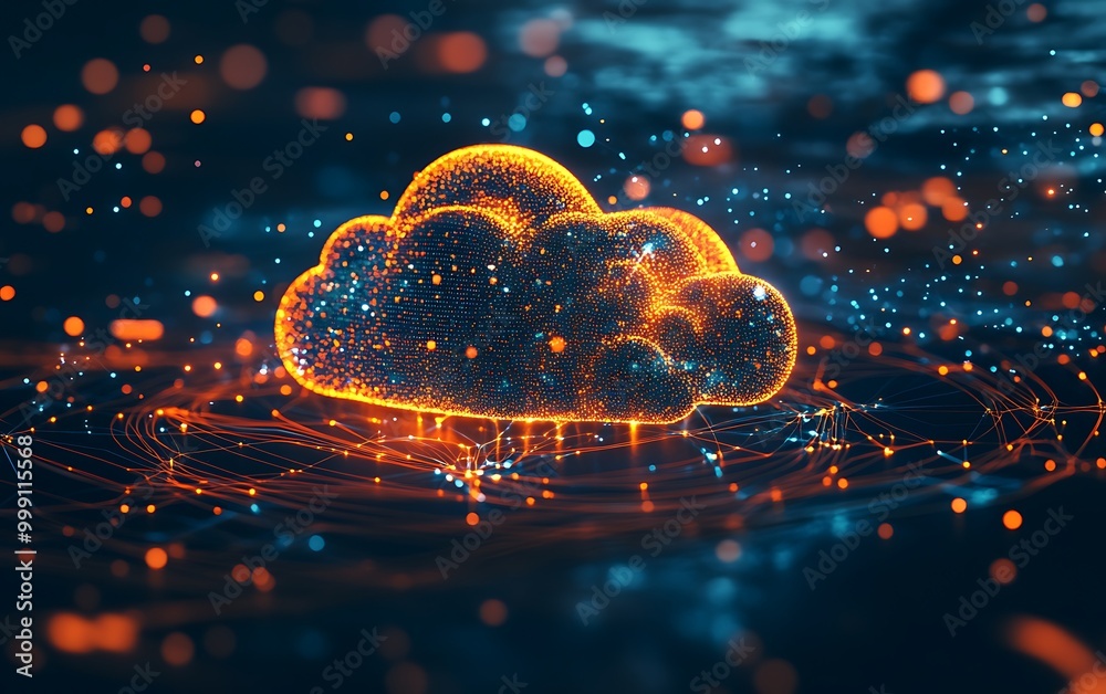 Poster Abstract Cloud Computing Representation with Digital Cloud Connected to Interconnected Devices