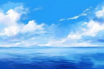 Obraz premium blue sky and sea