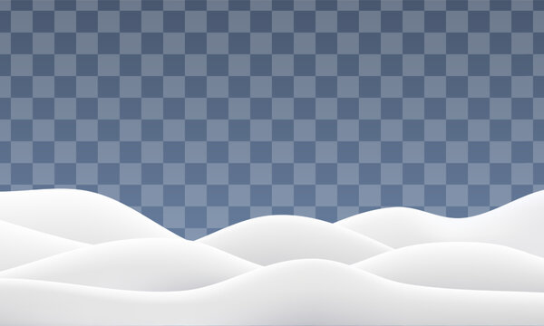 Winter snow background. 3d ground mountain. Vector snowy blue landscape. Ice pile night texture. Hill scene of night land realistic render. White xmas field cartoon drift glacier. Frozen snowbank