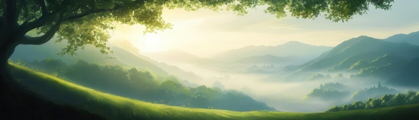 Fototapeta premium Landscape Elemental Forces Natural Beauty Conservation Birds Eye View