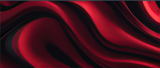 Abstract Red and Black Waves
