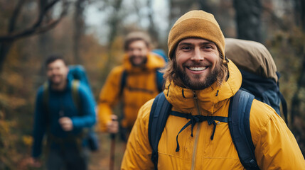 Group of Friends Trekking