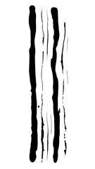 Fototapeta premium PNG Door black line ink.