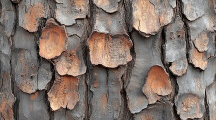 Fototapeta premium Close-up shot of tree bark texture. Great for use in designs that need a natural, rustic feel.