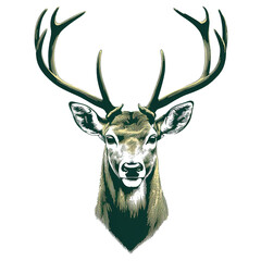 PNG Deer wildlife animal antler.