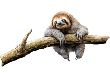 Wildlife animal mammal sloth.