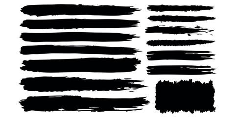 Signals Abstract Paint Strokes & Splatter Collection – Grunge Brushes and Ink Blots