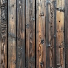 Obraz premium Wooden wall with vertical slats, modern interior design