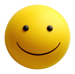 Fototapeta premium PNG Smile emoji ball anthropomorphic emoticon.