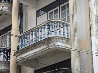 old abandoned building in the city