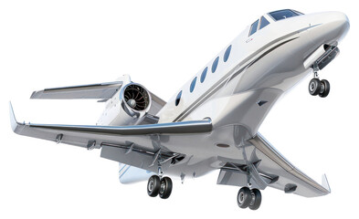 PNG Luxury private jet in flight