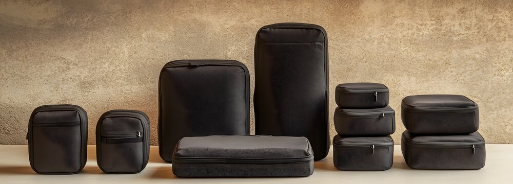 80. A sleek set of travel packing cubes in various sizes