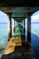 Serene Underwater Pier
