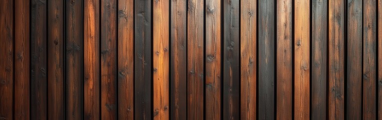 Fototapeta premium Sleek Wooden Wall with Vertical Slats for Modern Interiors