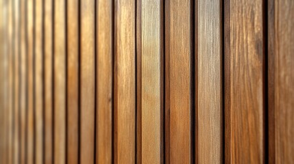 Sleek Wooden Wall with Vertical Slats for Modern Interiors