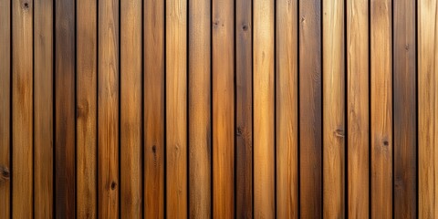 Naklejka premium Sleek Wooden Wall with Vertical Slats for Modern Interiors