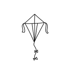 hand drawn kite outline