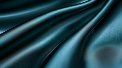 A blue fabric with a wavy pattern