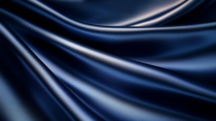 A blue fabric with a shiny surface