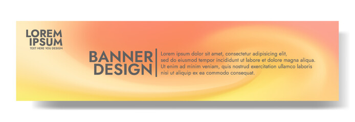 Sunrise Abstract Banner