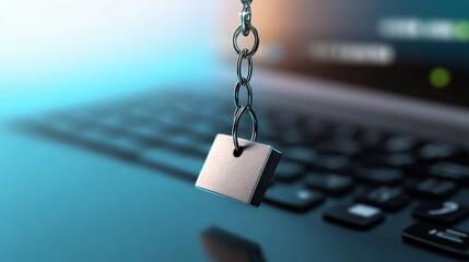 Fototapeta premium Phishing scam with a fake website mimicking a legitimate service, designed to steal login information.
