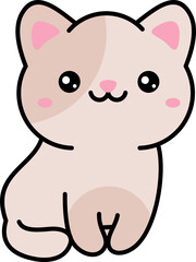 Cute Cat Illustration
