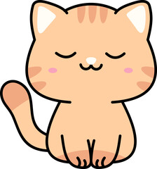Cute Cat Illustration
