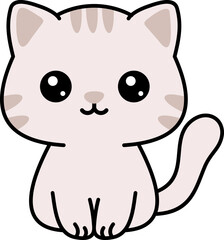 Cute Cat Illustration