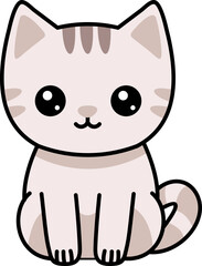 Cute Cat Illustration