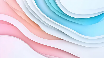 Abstract Pastel Background in Blue and Pink Tones