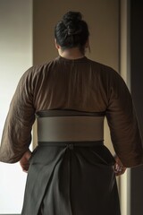 person wearing traditional asian clothing