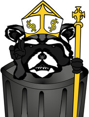 Angry Pop Raccoon