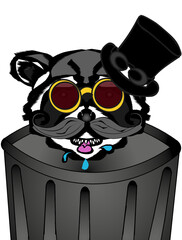 Silly Steampunk Raccoon