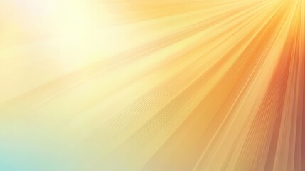 Obraz premium Abstract Warm Yellow and Orange Gradient Background with Diagonal Lines and Sunbeam Effect.
