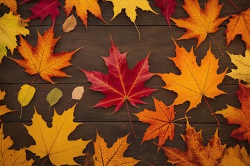 Fototapeta premium Tranquil Autumn Foliage Texture for Nature Backgrounds